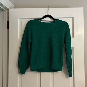 Loft Kelly green cotton sweater